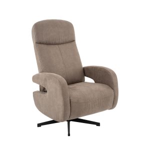 LABEL51 Fauteuil Esbjerg - Taupe - - Manueel Verstelbaar