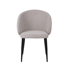 LABEL51 Eetkamerstoel Yuki - Naturel - - Taupe Metalen Frame