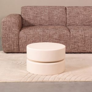 LABEL51 Salontafel Milly - Soft Sand - - 50 cm - Rond