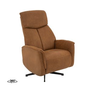 LABEL51 Fauteuil Aarhus - Cognac - - 2-Motorig