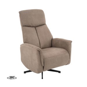 LABEL51 Fauteuil Helsinki - Taupe - - Manueel Verstelbaar