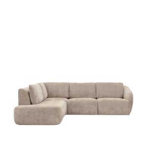 LABEL51 Hoekbank Matteo - Naturel - Maloy - Links Voorstaand