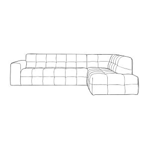 LABEL51 Hoekbank Lorenzo - Naturel - Tresor