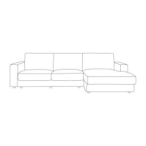 LABEL51 Hoekbank Valero - Naturel - Silencio