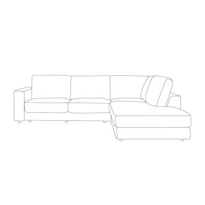 LABEL51 Hoekbank Valero - Naturel - Royal Boucle