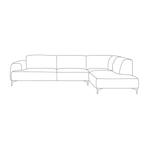 LABEL51 Hoekbank Merido - Naturel - Elite