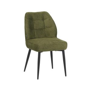 LABEL51 Eetkamerstoel Liam - Hunter - Egon - Zwart Metalen Frame