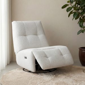 LABEL51 Fauteuil Snooze Lounge - Champagne - Majestic Weave