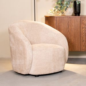 LABEL51 Fauteuil Alby - Naturel - Elite - 1-Zits