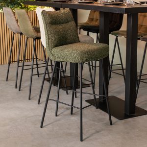 LABEL51 Eetkamerstoel Lennon - Forest - Royal Boucle - Hoog