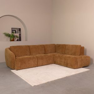 LABEL51 Hoekbank Matteo - Dark Honey - Maloy - Rechts Voorstaand