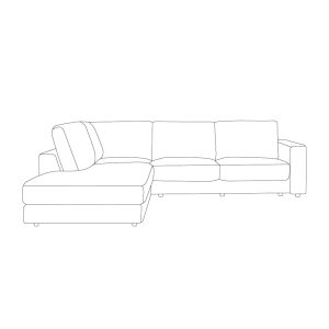 LABEL51 Hoekbank Valero - Naturel - Elite