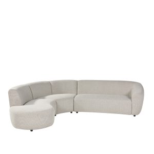 LABEL51 Hoekbank Florence - Naturel - Boucle - Links Voorstaand