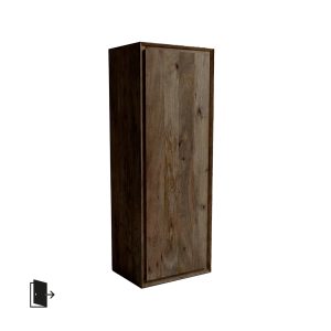 LABEL51 Bergkast Nori - Espresso - Mangohout - 140 cm - Rechts