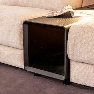 LABEL51 Bank Tivoli - Zwart - Eikenfineer - Console