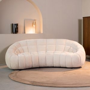 LABEL51 Bank Cloud - Naturel - Chenille - 3-Zits