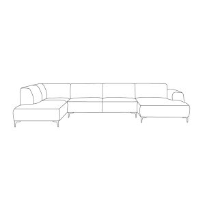 LABEL51 Hoekbank Merido - Naturel - Royal Boucle