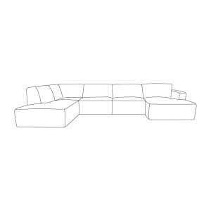 LABEL51 Hoekbank Kay - Naturel - Cloud