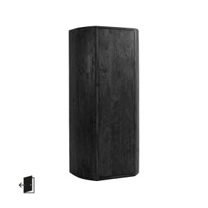 LABEL51 Bergkast Saya - Zwart - Mangohout