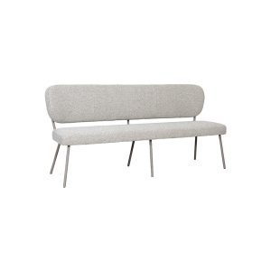 LABEL51 Eetkamerbank Singapore - Naturel - Boucle - 160 cm