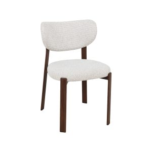 LABEL51 Eetkamerstoel Mika - Naturel - Prestige - Walnoot Houtlook Metaal