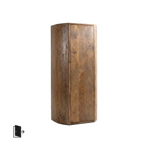 LABEL51 Bergkast Saya - Natural - Mangohout - 140 cm - Rechts