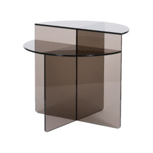 LABEL51 Bijzettafel Rosa - Smoked Brown - Glas