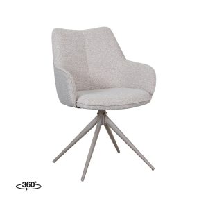 LABEL51 Eetkamerstoel Sawa - Naturel - Royal Boucle