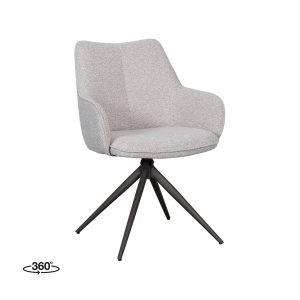 LABEL51 Eetkamerstoel Sawa - Naturel - Royal Boucle