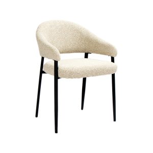 LABEL51 Eetkamerstoel Sora - Naturel - Royal Boucle