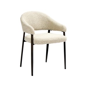 LABEL51 Eetkamerstoel Sora - Naturel - Royal Boucle