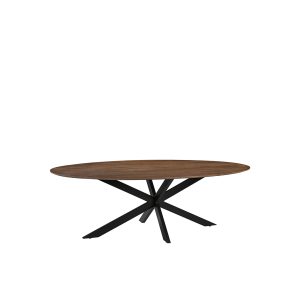 LABEL51 Eetkamertafel James - Nature Smooth - Mangohout - 190 cm - Ovaal