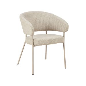 LABEL51 Eetkamerstoel Takumi - Beige - Prestige - Beige Metale Frame