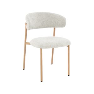 LABEL51 Eetkamerstoel Kaito - Naturel - Prestige - Naturel Houten Frame