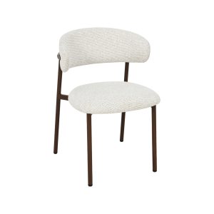 LABEL51 Eetkamerstoel Kaito - Naturel - Prestige - Walnoot Houten Frame