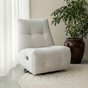 LABEL51 Fauteuil Reset Spot - Champagne - Majestic Weave - Manueel Verstelbaar