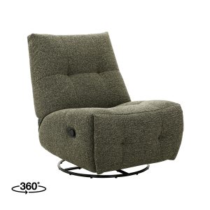 LABEL51 Fauteuil Reset Spot - Forest - Majestic Weave - Manueel Verstelbaar